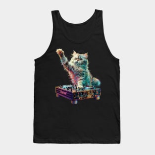 Cat DJ Flow Tank Top